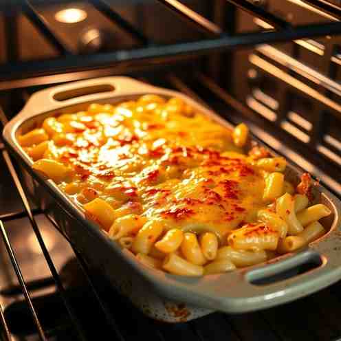 Haitian Macaroni & Cheese in Oven - Au Gratin Recipe